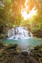 Huai Mae Khamin Waterfall tier 3, Khuean Srinagarindra National Park, Kanchanaburi, Thailand