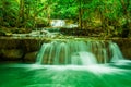 Huai Maekhamin waterfall is one of the beautiful waterfalls in Thailand