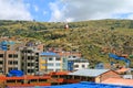 Huajsapata Hill View Point with the Monument to Manco Capac, Puno, Peru