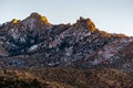 Hualapai Mountain Peak at Sunset