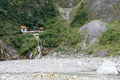 Changchun Eternal Spring Shrine in Taroko National Park, Xiulin, Hualien, Taiwan Royalty Free Stock Photo