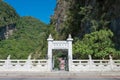 Entrance of Shakadang Trail Mysterious Valley Trail at Taroko National Park. a famous tourist