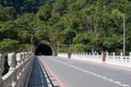 Shakadang Bridge at Taroko National Park. a famous tourist spot in Xiulin, Hualien, Taiwan