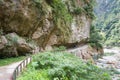 Shakadang Trail Mysterious Valley Trail. a famous tourist spot in Taroko National Park, Xiulin, Hualien, Taiwan