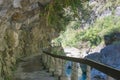 Shakadang Trail Mysterious Valley Trail at Taroko National Park. a famous tourist spot in Xiulin, Hualien, Taiwan Royalty Free Stock Photo