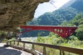 Shakadang Trail Mysterious Valley Trail at Taroko National Park. a famous tourist spot in Xiulin, Hualien, Taiwan Royalty Free Stock Photo