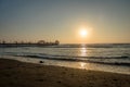 Huanchaco Beach and pier - Trujillo, Peru Royalty Free Stock Photo