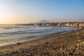 Huanchaco Beach and town - Trujillo, Peru Royalty Free Stock Photo