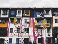 Huang Jue Ping graffiti art street building