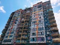 Huang Jue Ping graffiti art street building