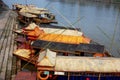 Huang Long Xi, China: Flat Bottom River Boats