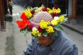 Huang Long Xi, China: Floral Wreath