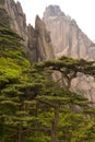 Huang Shan Yellow Mountains National Park, China Royalty Free Stock Photo