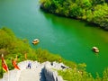 Huanghuacheng Great Wall Sightseeing Boats Royalty Free Stock Photo