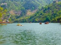 Huanghuacheng Great Wall Sightseeing Boats Royalty Free Stock Photo