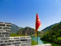 Huanghuacheng Lakeside Great Wall section Royalty Free Stock Photo