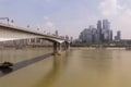 Huanghuayuan Bridge over Jialing river in Chongqing, Chi Royalty Free Stock Photo