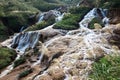 Huangjin Waterfall near YinYang Sea popular tourist destination in Taipei Taiwan