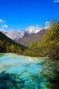 Huanglong Scenic Area Royalty Free Stock Photo