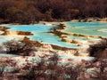 Huanglong Valley , Jiuzhaigou National Park, Sichuan, China Royalty Free Stock Photo