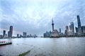 Huangpu River Harborl TV Tower Pudong Shanghai China