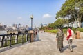 Huangpu River from the Pudong Side Bank, Shanghai