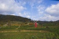 A windmill in huangshan west of huangshan, anhui province