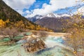 Huanlong national park in Sichuan Province, China Royalty Free Stock Photo