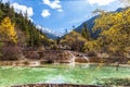 Huanlong national park in Sichuan Province, China Royalty Free Stock Photo