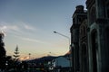 Huaraz/Peru - Oct.10.19: catholic church at the main plaza