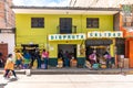 Huaraz, Peru - September 15, 2022: street of a South American city