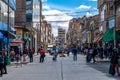 Huaraz, Peru - September 15, 2022: street of a South American city