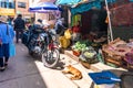 Huaraz, Peru - September 15, 2022: street of a South American city