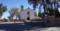 Huasca de Ocampo Main church Royalty Free Stock Photo