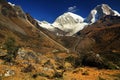 Huascaran Norte Peak Royalty Free Stock Photo