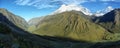 Huascaran peak from Punta Olimpica pass, Peru Royalty Free Stock Photo