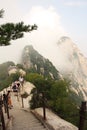 Huashan Mountain in China Royalty Free Stock Photo