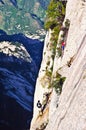 Huashan(Mountain Huashan)-Changkong Cliff Footway Royalty Free Stock Photo