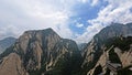 Scenery of Huashan Mountain in Xiyue