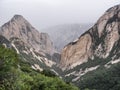 Huashan mountain North Peak view - Xian, Shaaxi Province, China