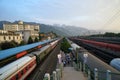 Huashan Railway Station Royalty Free Stock Photo