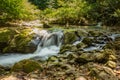 Huay Mae Kamin Thailand waterfall in Kanjanaburi Royalty Free Stock Photo