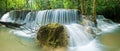 Huay mae kamin waterfall in Sri nakarin dam nation