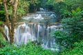 Huay mae kamin waterfall in Sri nakarin dam nation