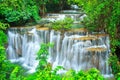 Huay Mae Kamin waterfall, Thailand Royalty Free Stock Photo