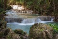 Huay mae kamin waterfall, Thailand Royalty Free Stock Photo