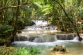 Huay Mae Kamin Waterfalls Royalty Free Stock Photo