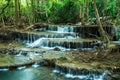 Huay Mae Khamin Waterfalls at Sri Nakarin National Park, Kanchanaburii, Thailand