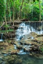 Huay Mae Khamin Waterfalls at Sri Nakarin National Park