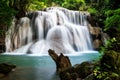 Huay MaeKamin Waterfall is beautiful waterfall